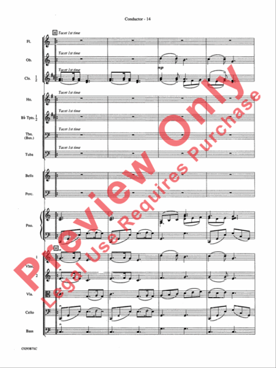 Christmas Sing-a-Long Full Orchestra scores gallery preview page 17
