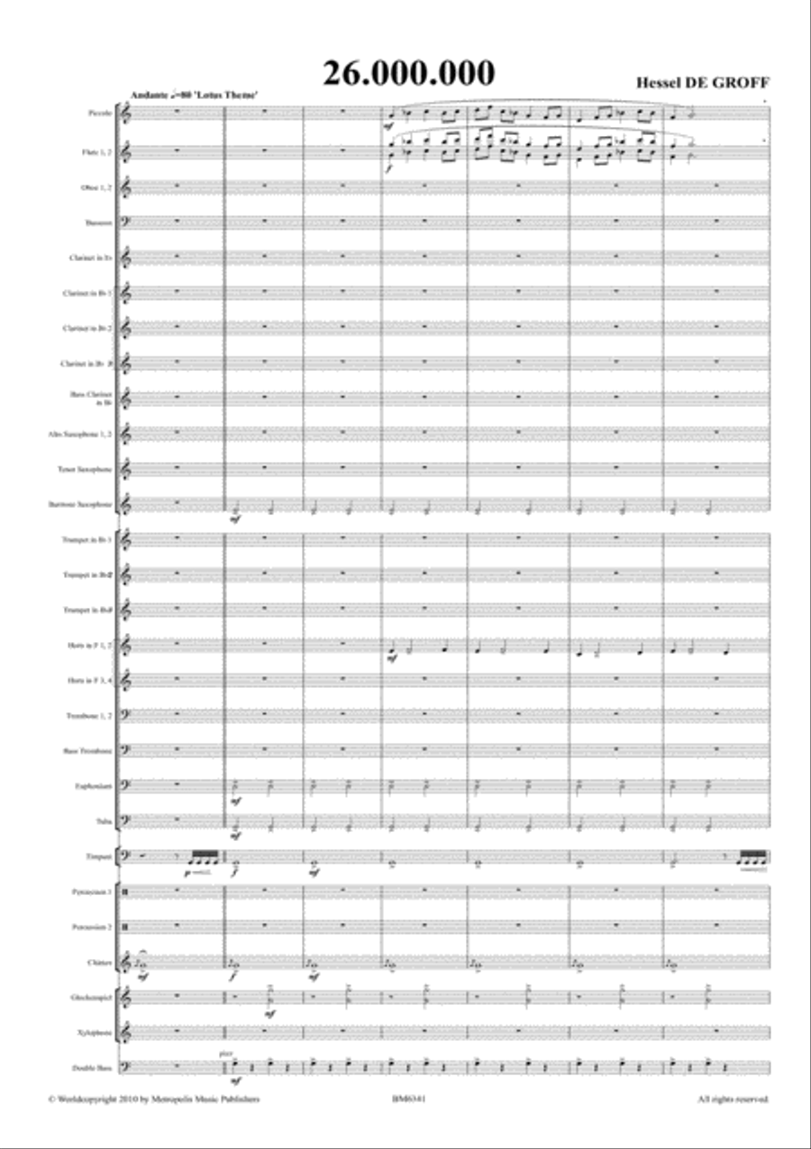 26000000 for Wind Band Concert Band scores gallery preview page 2