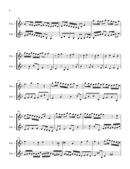 Fugue in D minor for Two Violins image number null