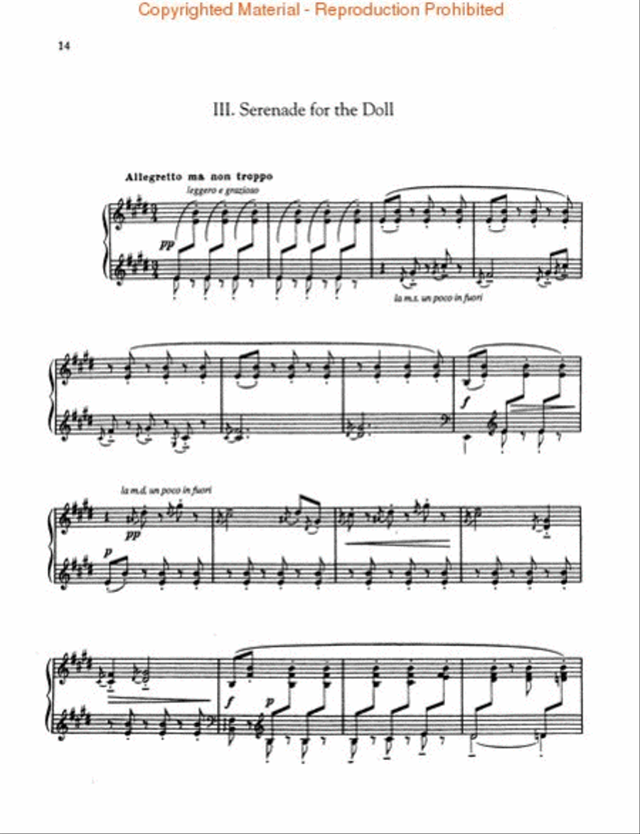 Debussy – Favorite Piano Works Piano Solo scores gallery preview page 3