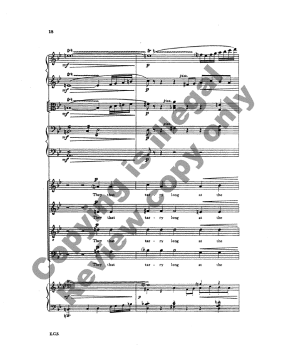 Two Psalms and a Proverb (Full Score) Choir scores gallery preview page 12