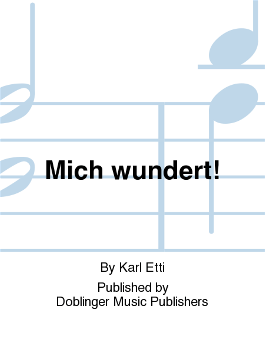 Mich wundert! 3-Part scores gallery preview page 1
