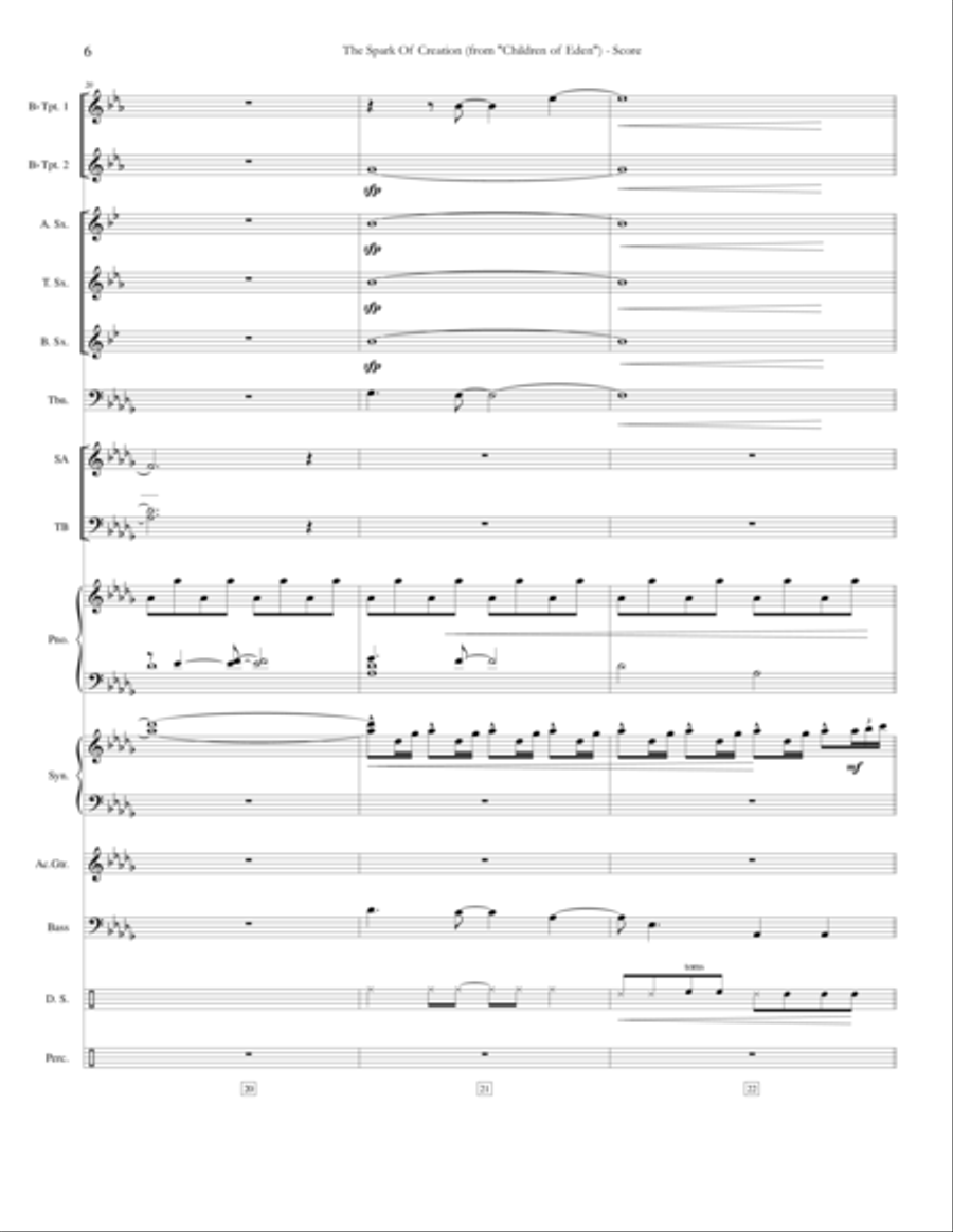 The Spark Of Creation Large Ensemble scores gallery preview page 6