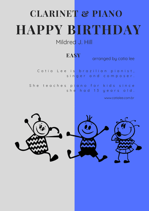 Happy birthday Duet for Clarinet and Piano