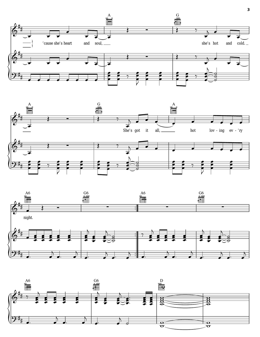 Heart And Soul Heart And Soul Piano, Vocal, Guitar scores gallery preview page 3