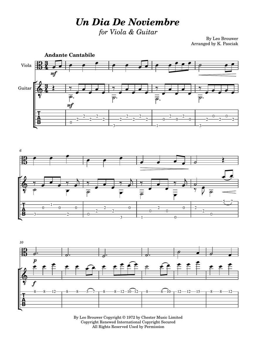 Un Dia De Noviembre Un Dia De Noviembre String Duet scores gallery preview page 3