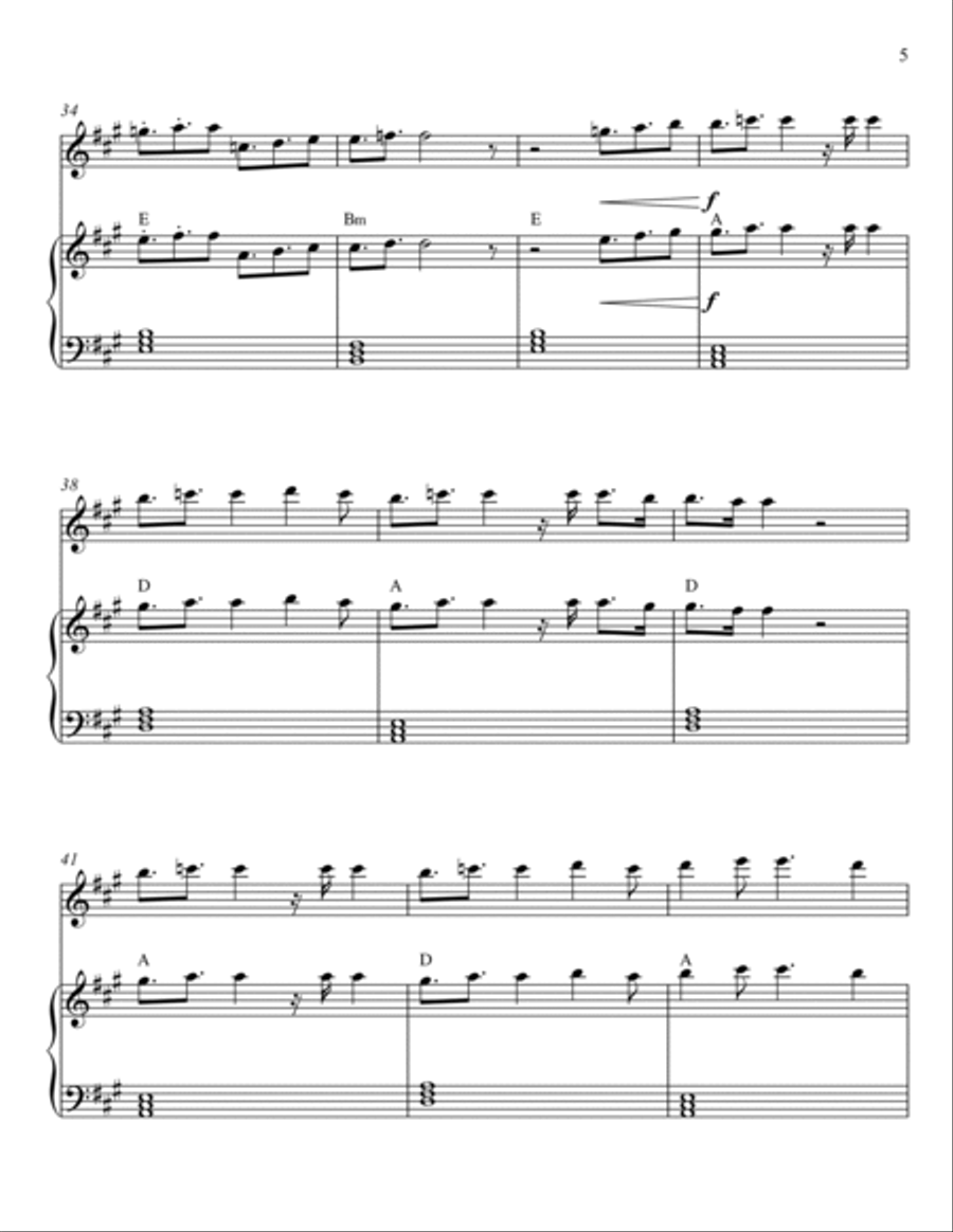 Dancing Queen Acoustic Guitar scores gallery preview page 5