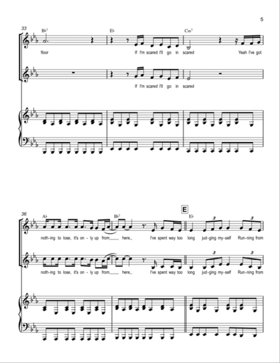 Anything's Possible Voice scores gallery preview page 5
