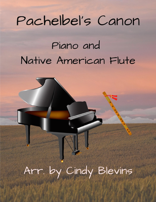 Book cover for Pachelbel's Canon, for Piano and Native American Flute