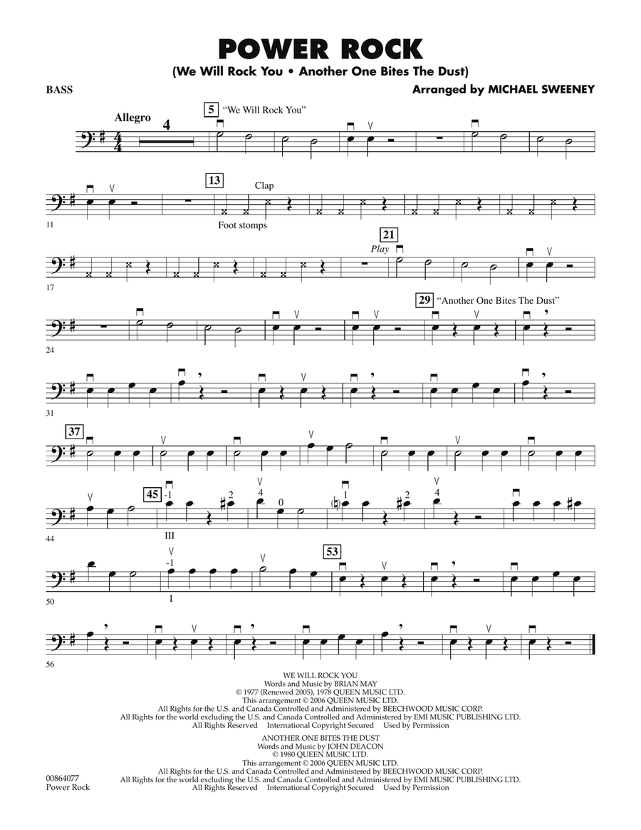 Power Rock - String Bass Orchestra scores gallery preview page 1