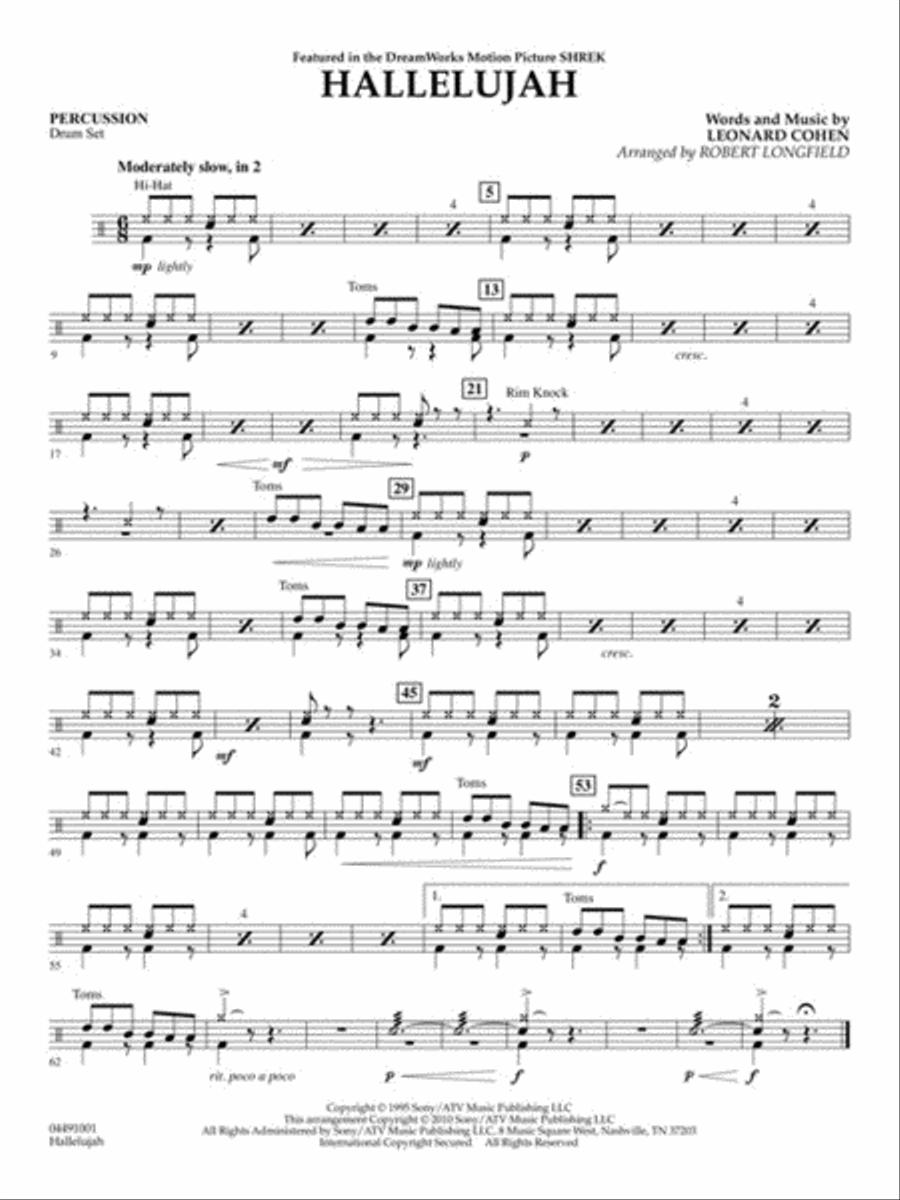 Hallelujah String Orchestra scores gallery preview page 8