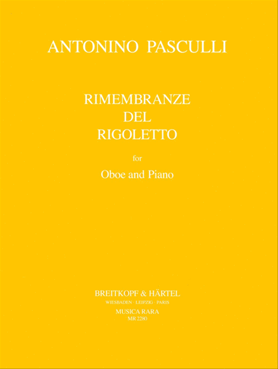 Rimembranze del “Rigoletto” di Verdi Piano scores gallery preview page 1
