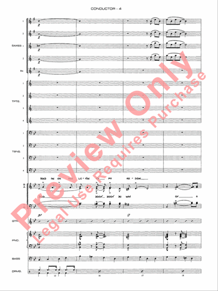 Chattanooga Choo Choo Jazz Ensemble scores gallery preview page 7