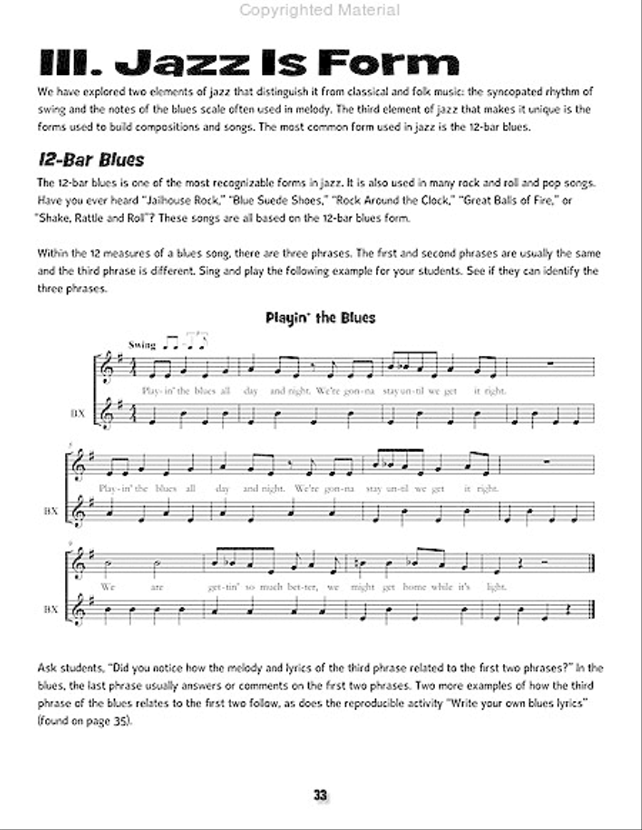 Get in the Groove Orff Instrument scores gallery preview page 2