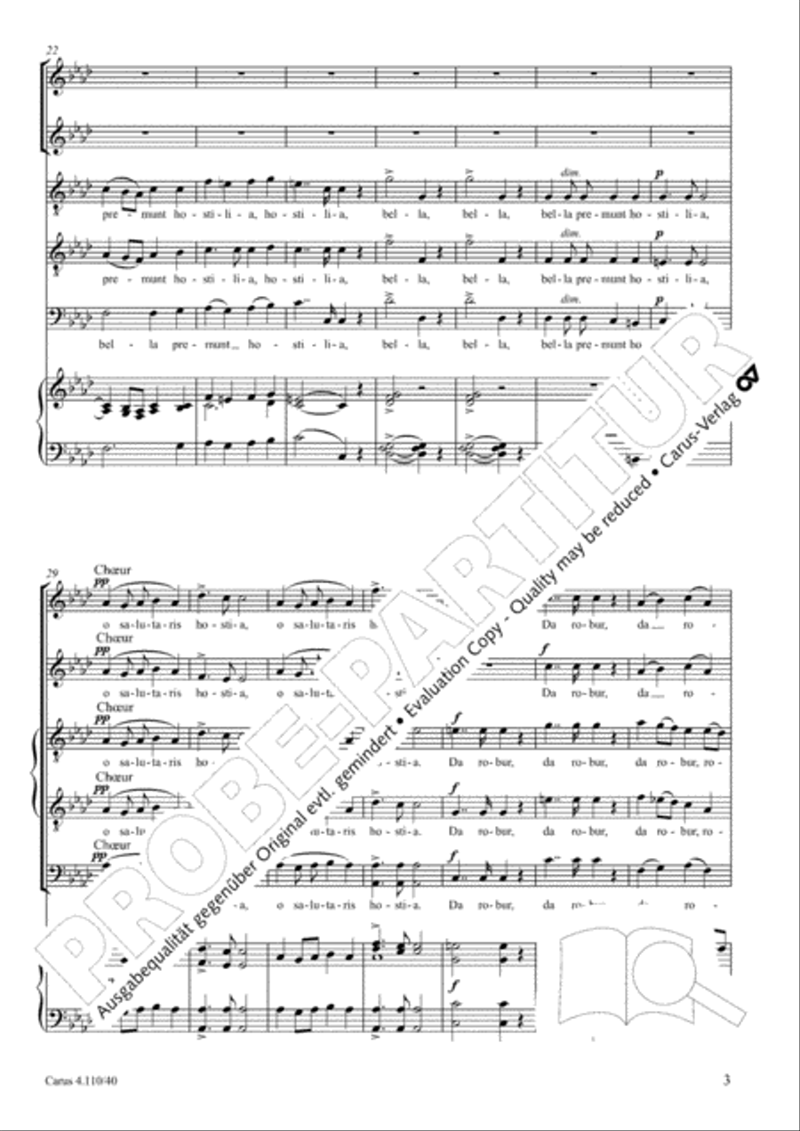 O salutaris O salutaris SATTB scores gallery preview page 4