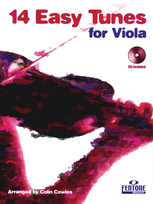 Book cover for 14 Easy Tunes for Viola