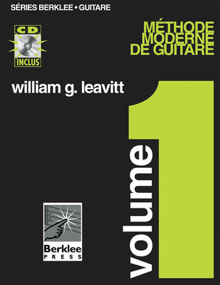 Book cover for Modern Method for Guitar, Vol 1. – French Edition, Book/CD Pack
