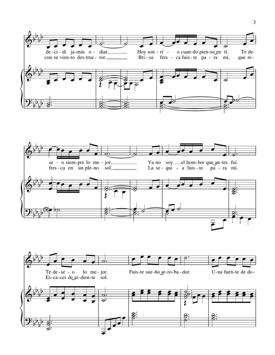 TE DESEO LO MEJOR Low Voice scores gallery preview page 3