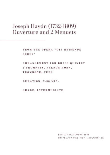 Haydn Ouverture image number null