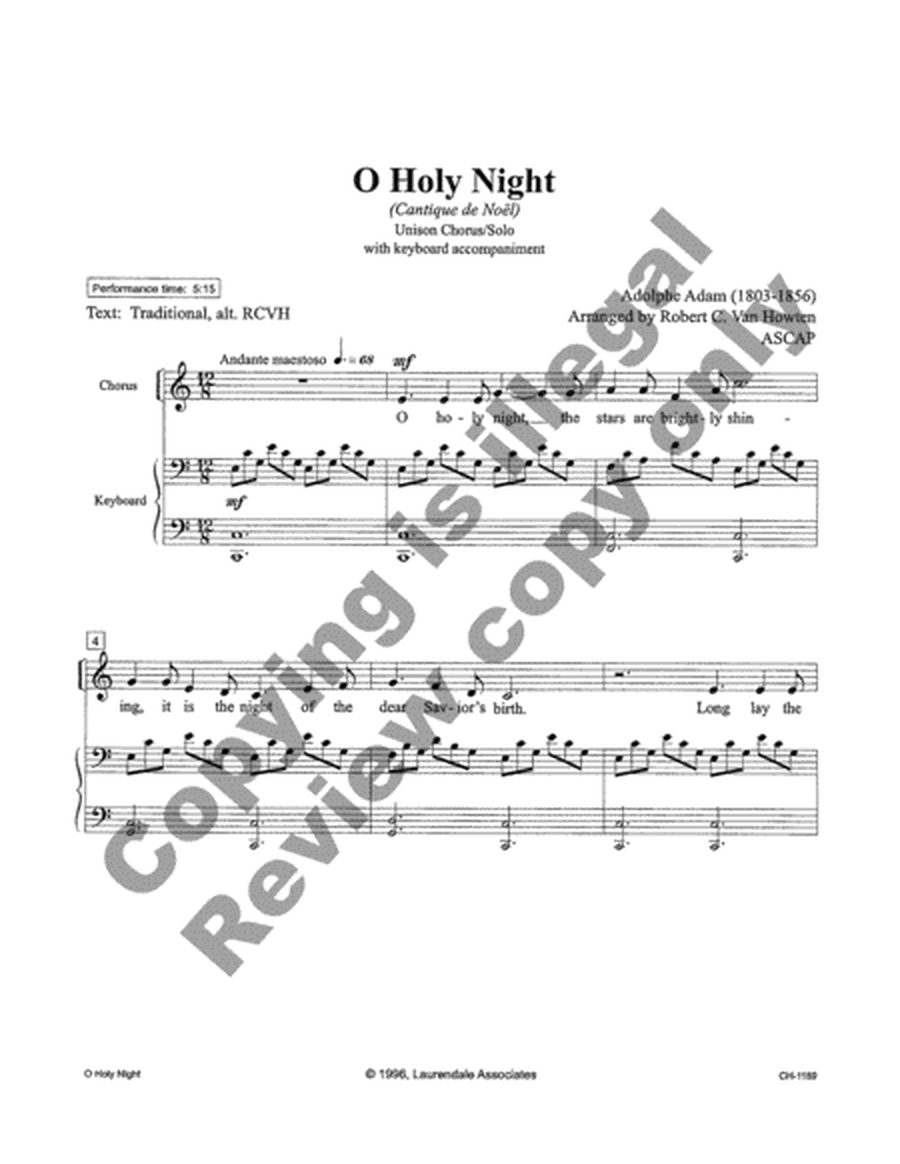 O Holy Night (Cantique de Noël)