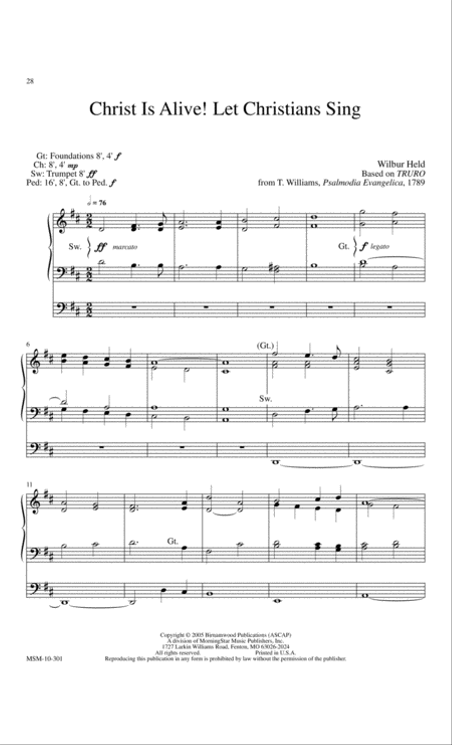 Thine the Glory Organ scores gallery preview page 10
