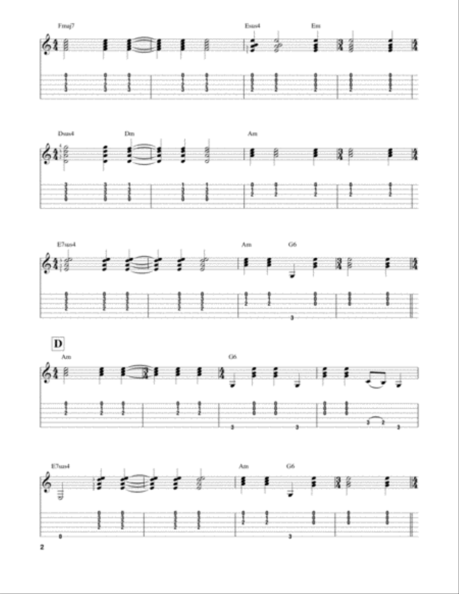 Tubular Bells Tubular Bells Guitar Tablature scores gallery preview page 2