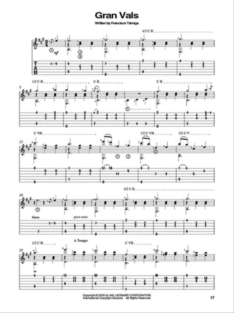 The Francisco Tárrega Collection Acoustic Guitar scores gallery preview page 4