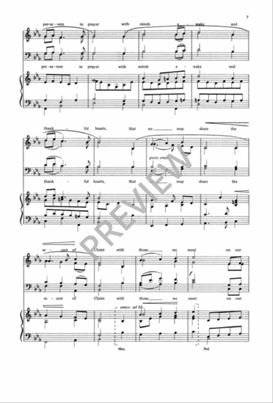 The Secret of Christ The Secret of Christ 4-Part scores gallery preview page 8