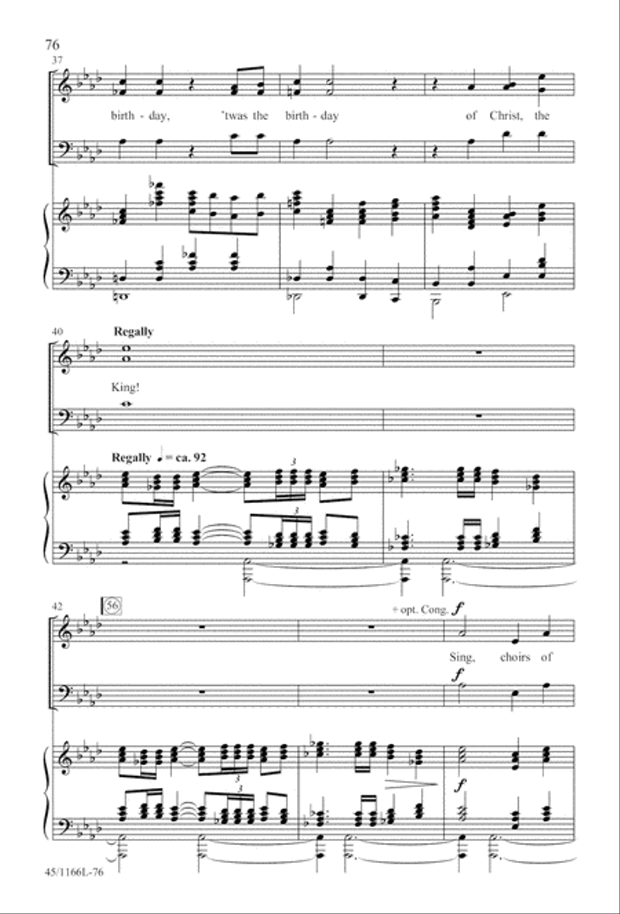 12 Carols for about 12 Singers 3-Part scores gallery preview page 77