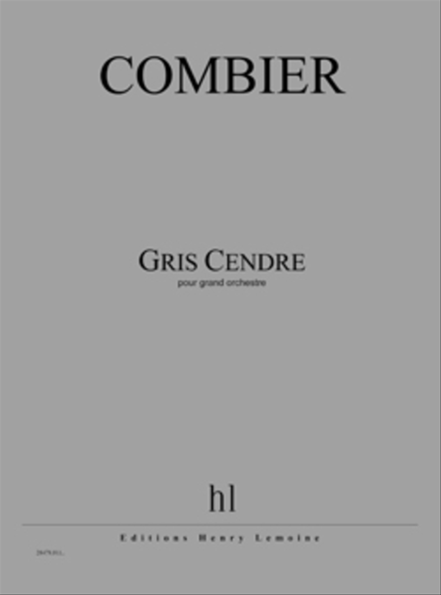 Gris Cendre Gris Cendre Orchestra scores gallery preview page 1