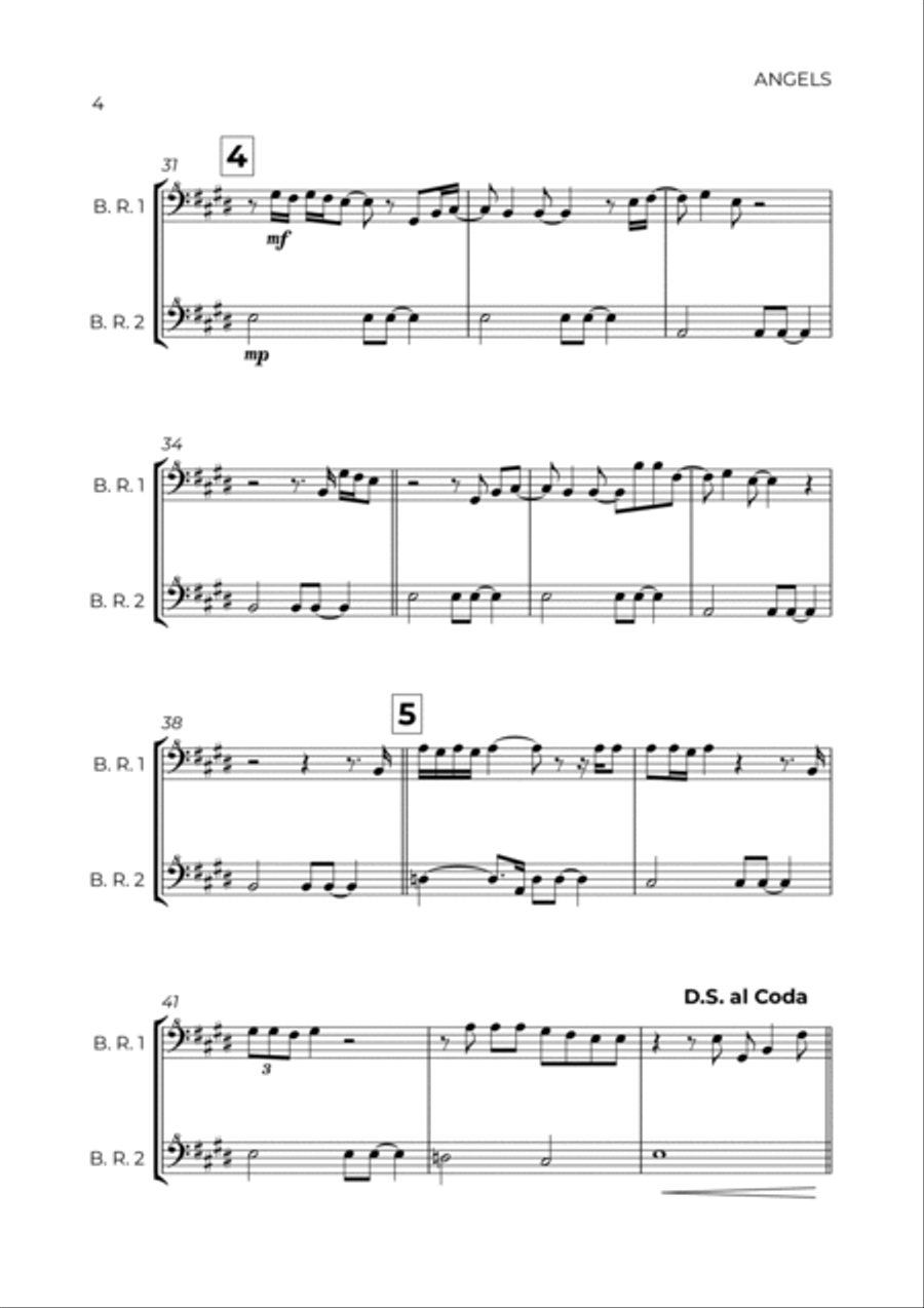 Angels Woodwind Duet scores gallery preview page 4