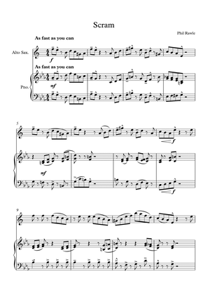 Scram - Alto Sax and Piano