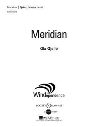 Meridian - Conductor Score (Full Score)