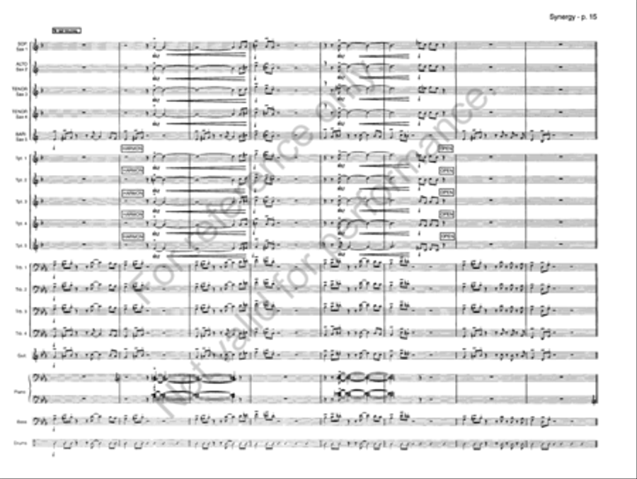 Synergy Jazz Ensemble scores gallery preview page 14