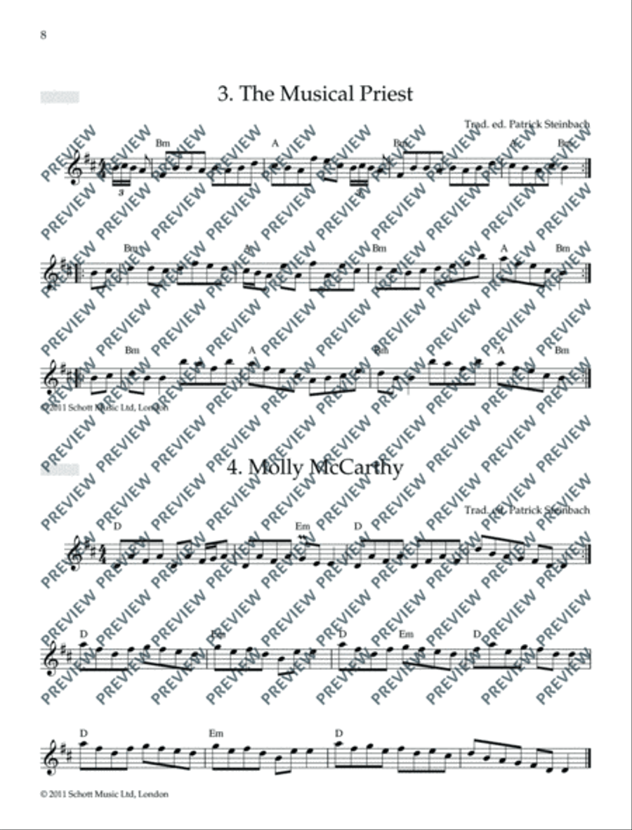 Irish Folk Tunes for Flute Flute scores gallery preview page 9