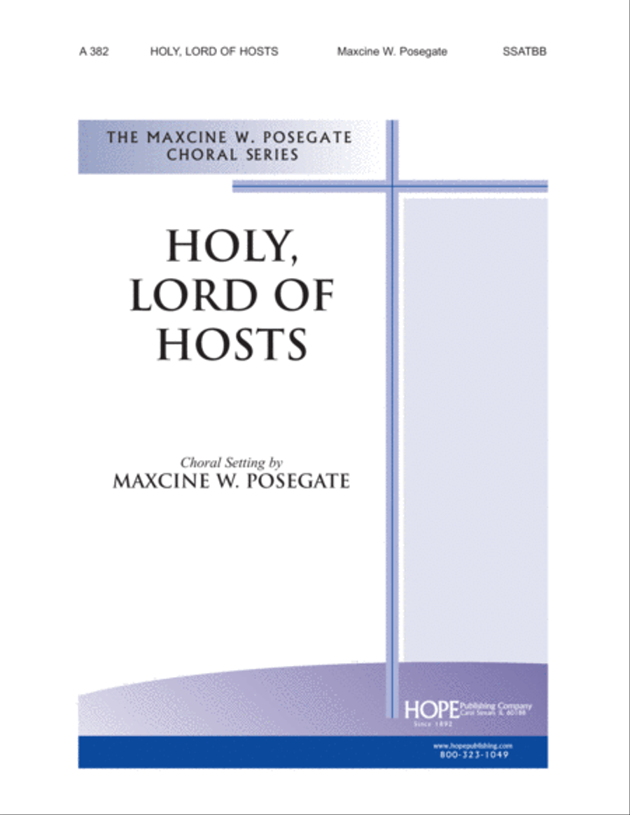 Holy, Lord of Hosts Holy, Lord of Hosts SSATBB scores gallery preview page 1