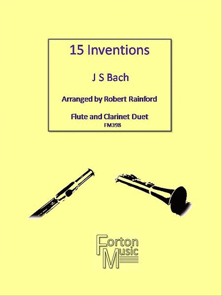 15 Inventions Clarinet scores gallery preview page 1