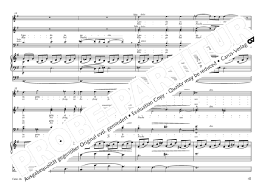 Oratorio de Noel (Weihnachtsoratorium) 4-Part scores gallery preview page 42