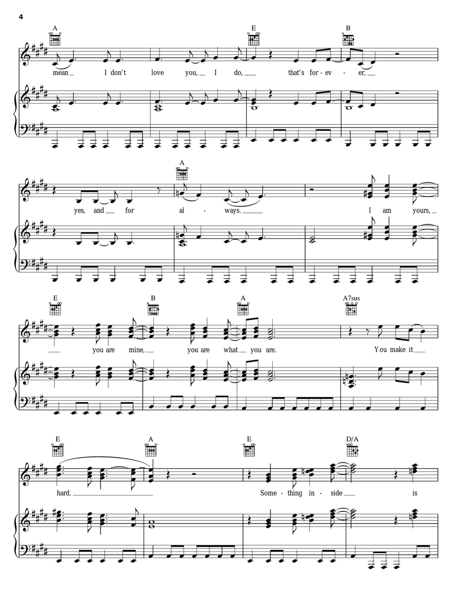 Suite: Judy Blue Eyes Piano, Vocal, Guitar scores gallery preview page 4