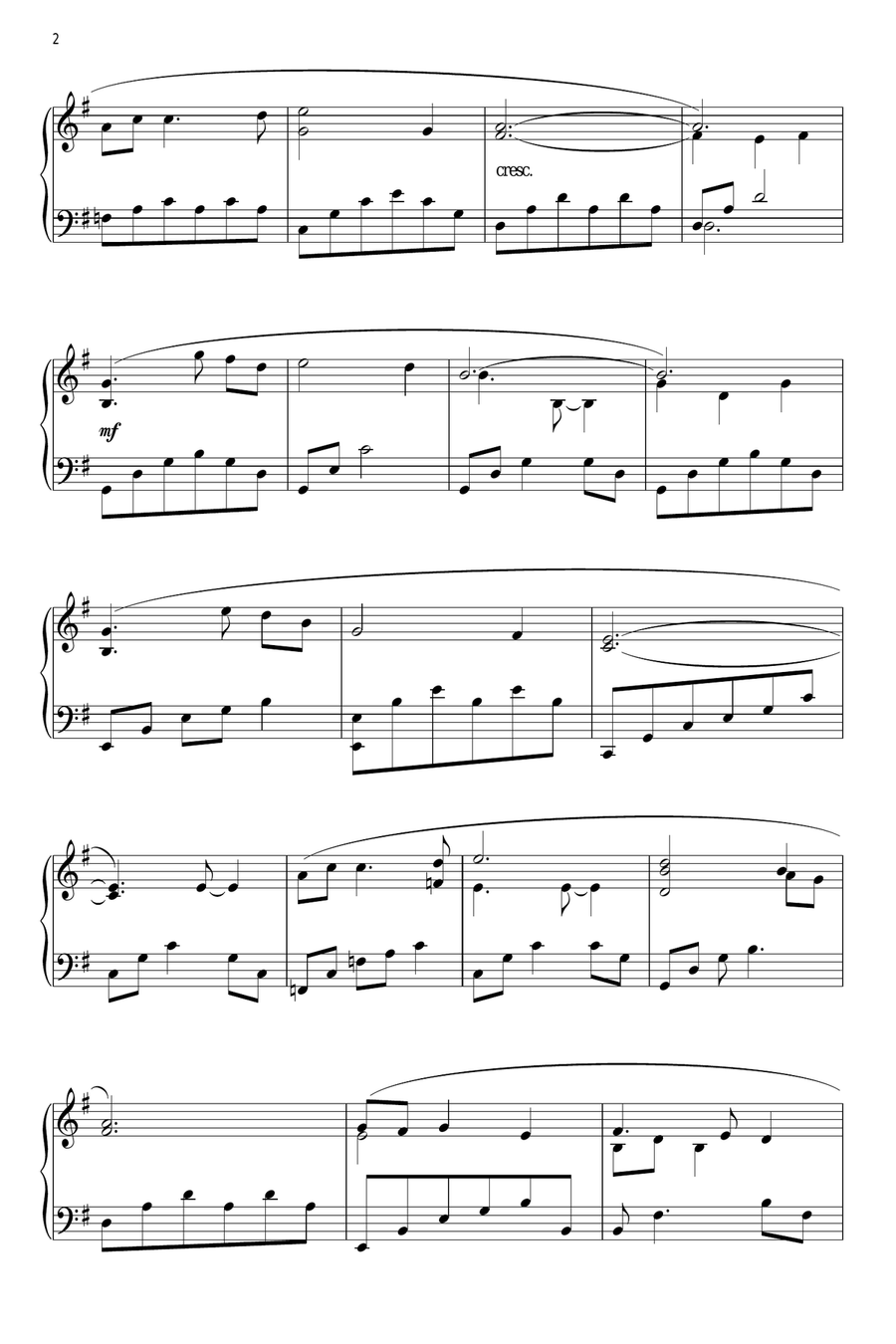 Main Titles from The Cider House Rules Piano Solo scores gallery preview page 2