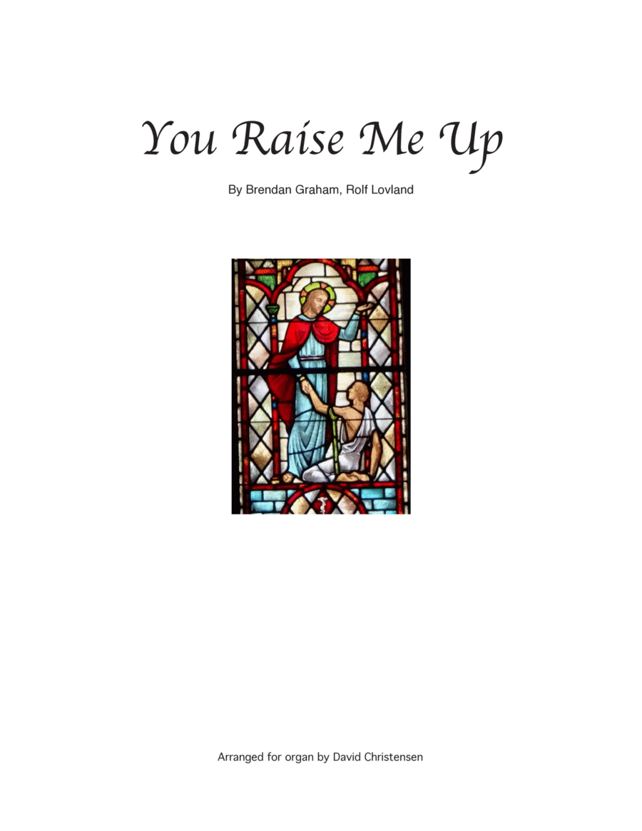 You Raise Me Up Organ Solo scores gallery preview page 1