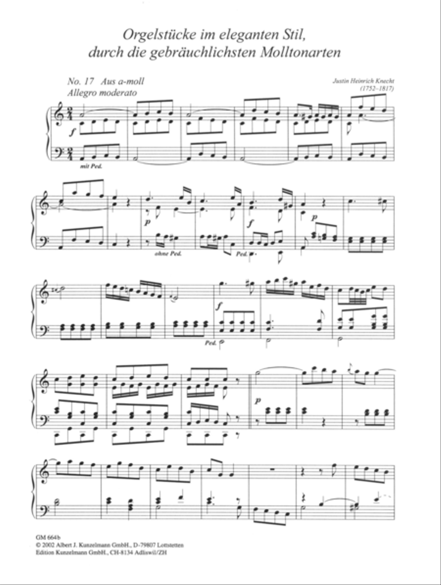 Organ pieces in minor keys Organ scores gallery preview page 2