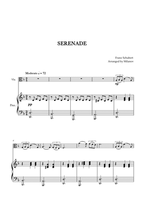 Book cover for Serenade | Schubert | Viola | Piano