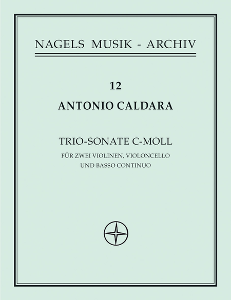 Sonate fur 2 Violinen, Violoncello und Basso continuo c minor, Op. 1/6