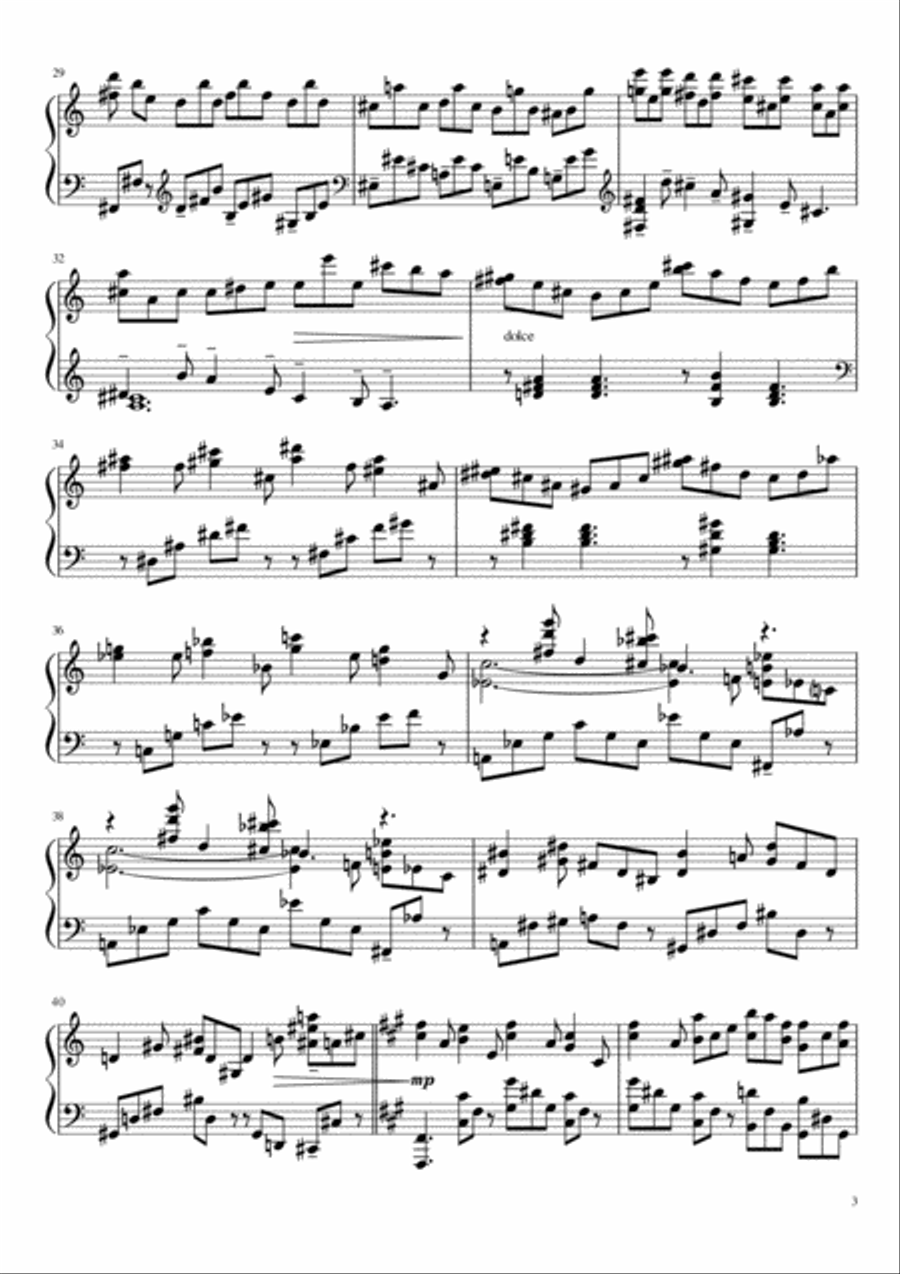 Legend №7 Legend №7 Piano Solo scores gallery preview page 3