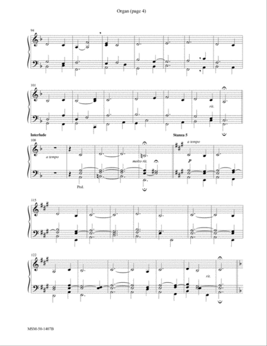The Friendly Beasts Choir scores gallery preview page 4