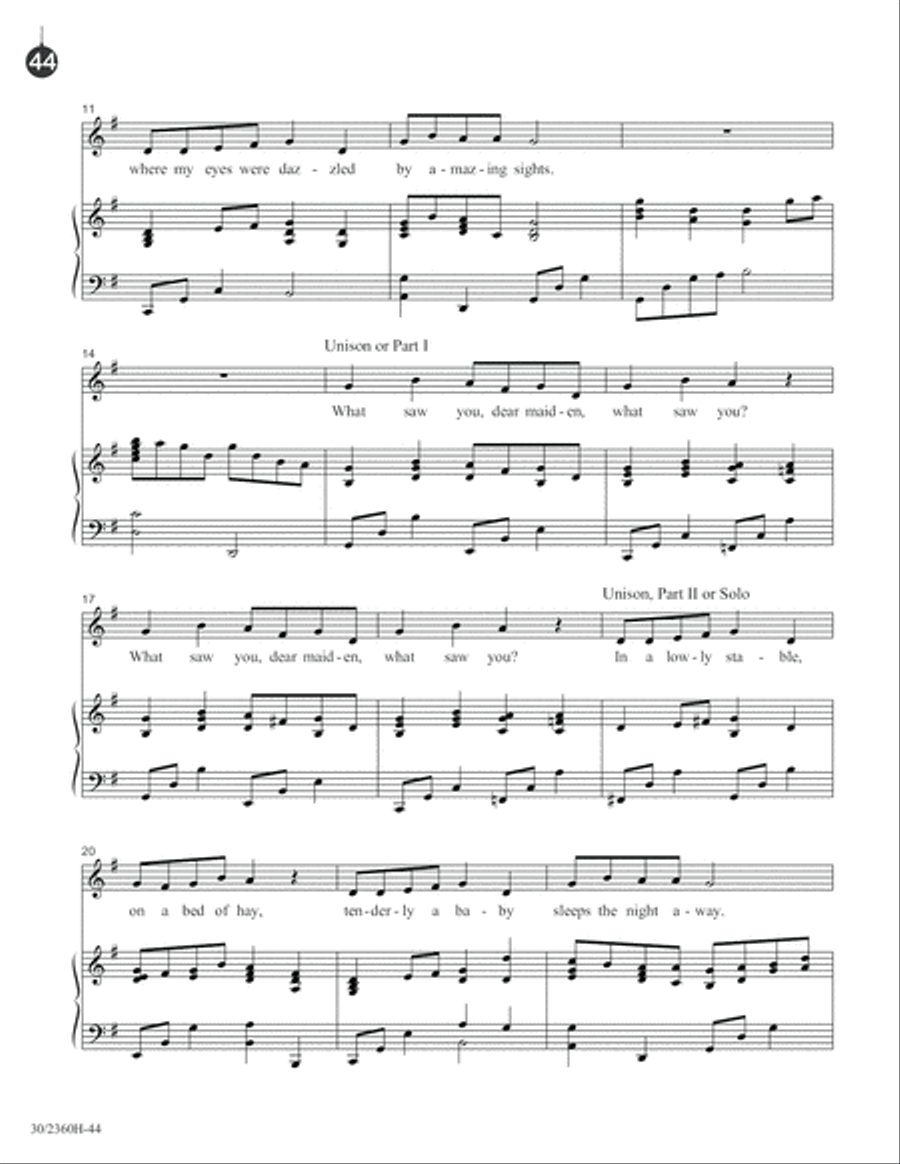 It's Christmas Everywhere! Unison Choir scores gallery preview page 45