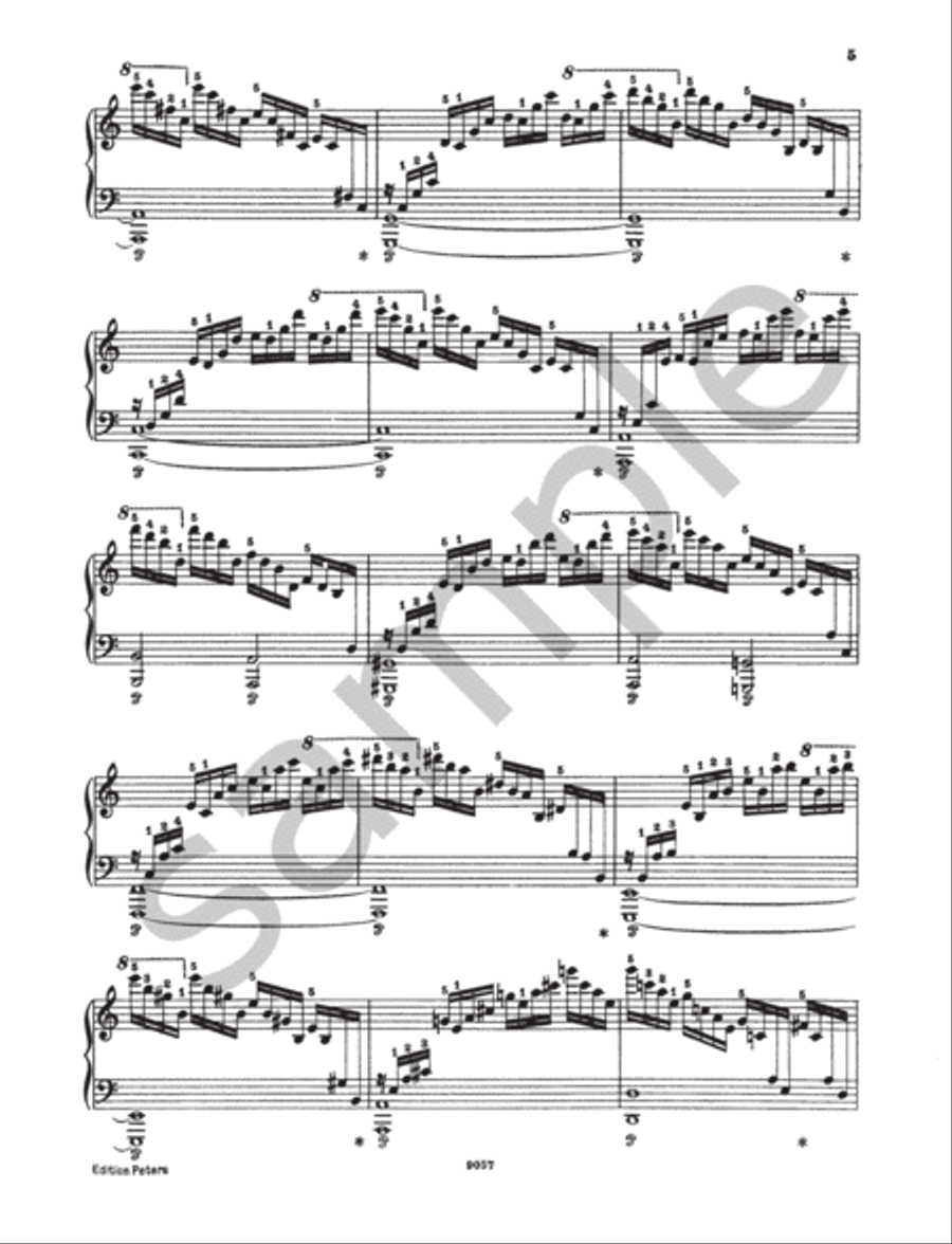 Etudes for Piano Piano Method scores gallery preview page 5