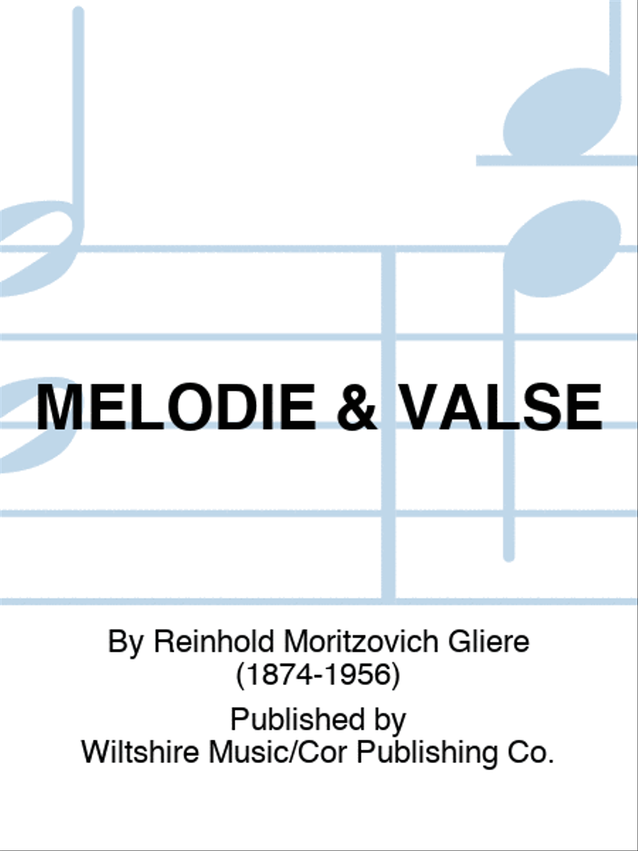 MELODIE & VALSE Flute Solo scores gallery preview page 1