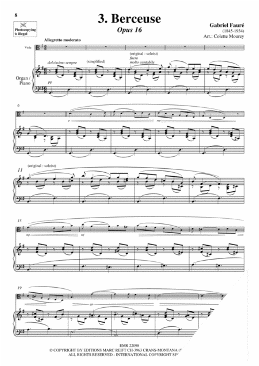 20 Greatest Meditations Piano Accompaniment scores gallery preview page 5